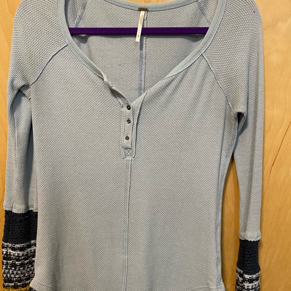Free people long sleeved shirt